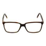 Andy Wolf Brown Unisex Glasses Frame, full-rim acetate with demo lenses, brown rectangular style