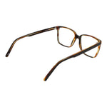 Andy Wolf Brown Unisex Glasses Frame with full-rim acetate design and demo lenses, rectangle shape, size 55-15-145.