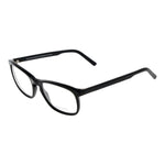 Andy Wolf Black Unisex Glasses Frame, full-rim acetate with demo lenses, round style, size 54-17-145, includes branded case