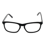 Andy Wolf Black Unisex Glasses Frame, full-rim acetate with demo lenses, size 54-17-145, round style.