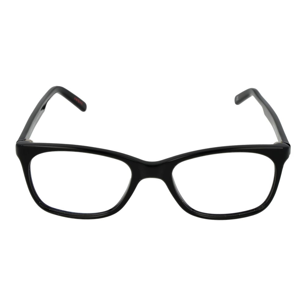 Andy Wolf Black Unisex Glasses Frame in full-rim acetate with demo lenses, features a 51mm width and 145mm temples.