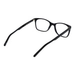 Andy Wolf Black Unisex Glasses Frame, full-rim acetate in black, size 51-17-145, rectangle style, includes branded case, no UV protection.