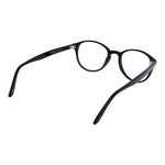 Andy Wolf Black Unisex Glasses Frame in full-rim acetate style with demo lenses, view showing black temples and bridge.