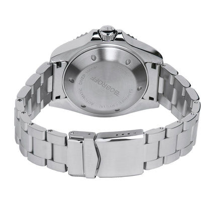 Bobroff Gray Stainless Steel Dress Watch