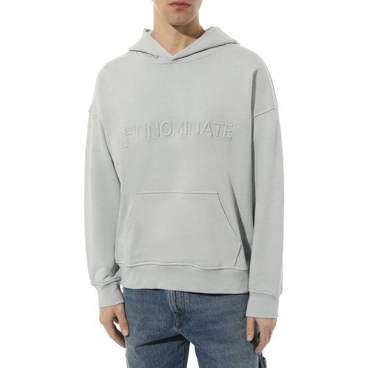 Hinnominate Gray Cotton Sweater HI-15590-M