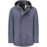 K-WAY Blue Wool Jacket KW-34212-M