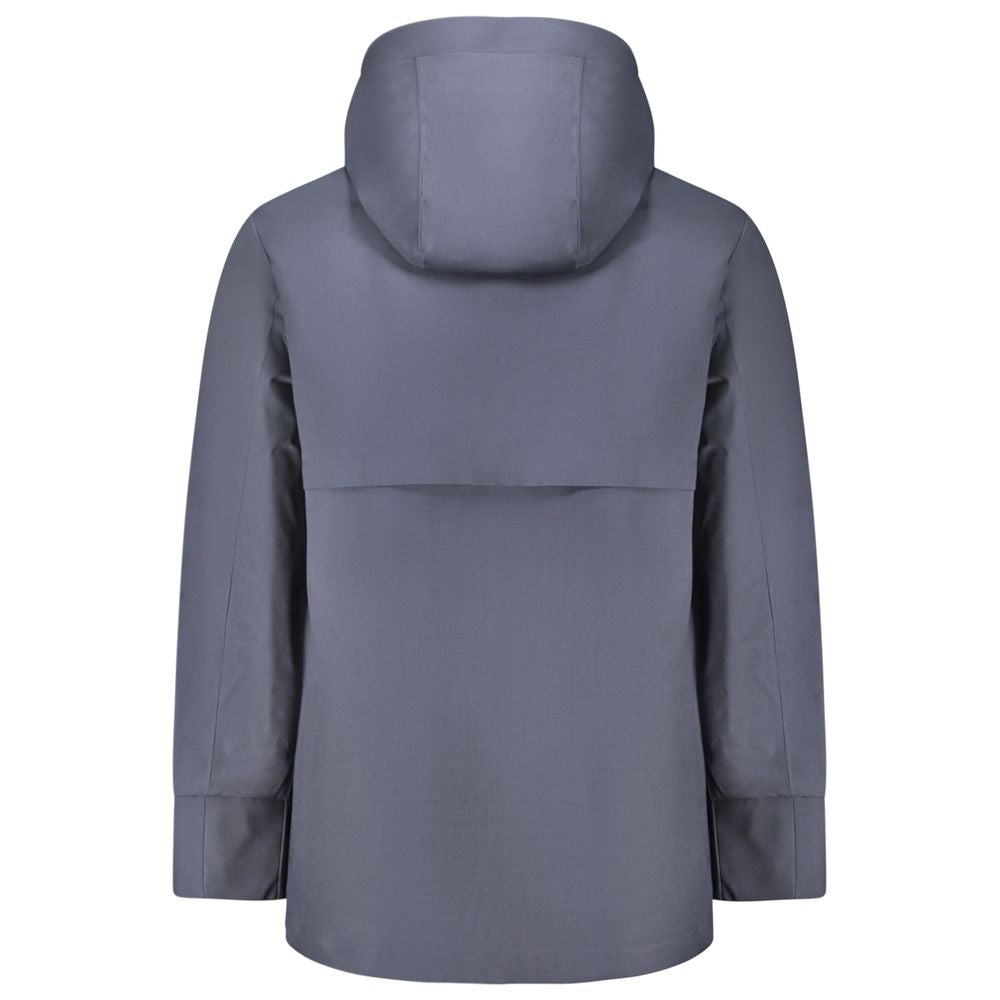 K-WAY Blue Wool Jacket KW-34212-M