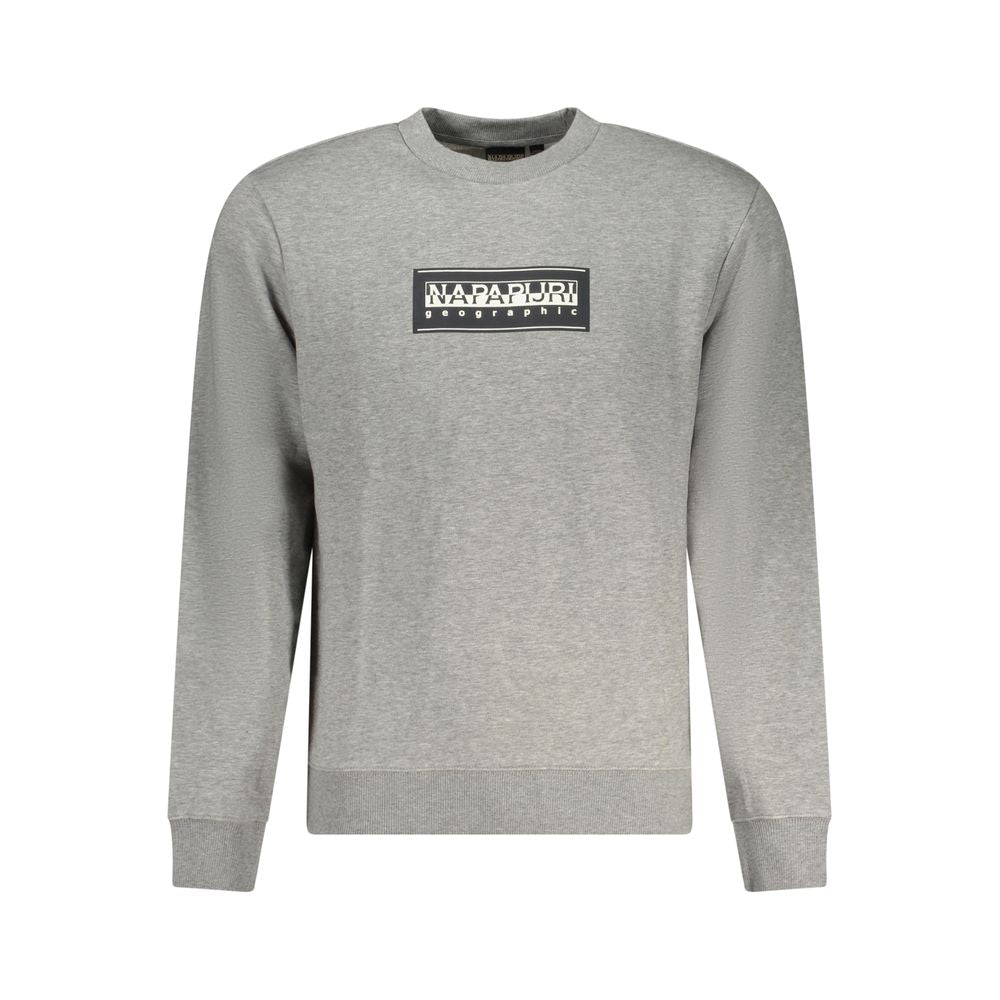 Napapijri Gray Cotton Men Sweater