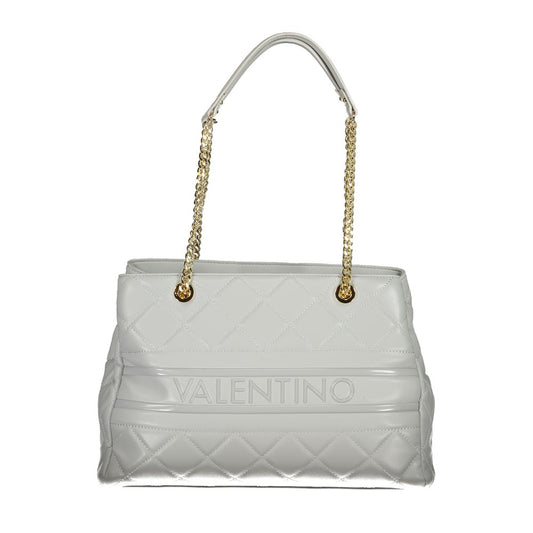 Mario Valentino Gray Polyethylene Handbag