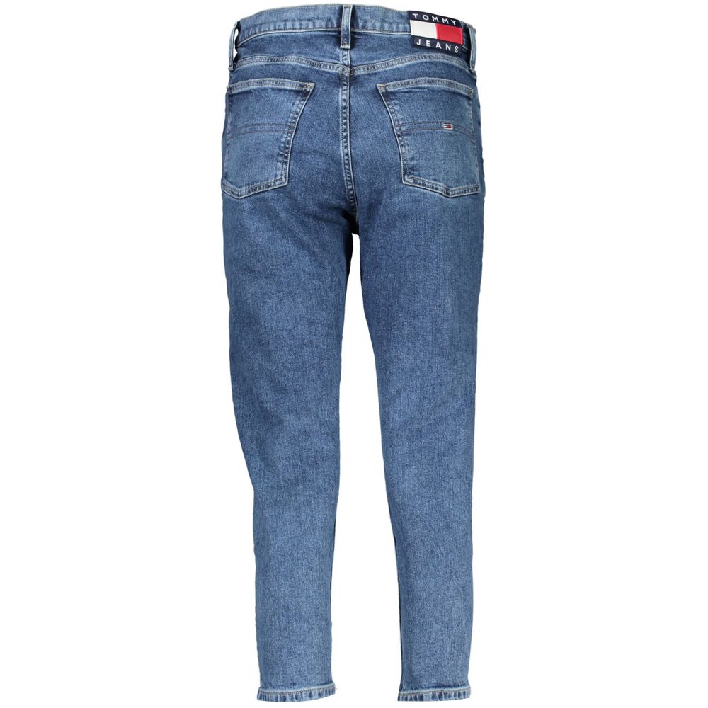 Tommy Hilfiger Blue Cotton Women's Slim-Fit Jean