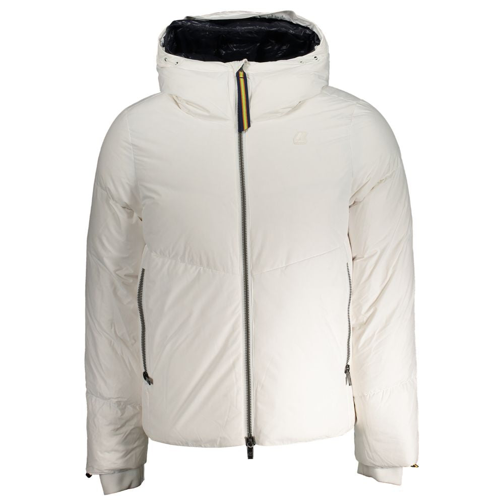 K-WAY White Polyester Men Jacket