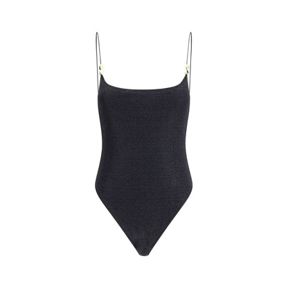 Oséree Black Polyamide One-Piece Swimsuit