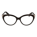 Yohji Yamamoto Brown Unisex Glasses Frame, full-rim acetate cat eye frames with demo lenses, size 53-17-140.