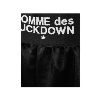 Comme Des Fuckdown Black Polyester Short