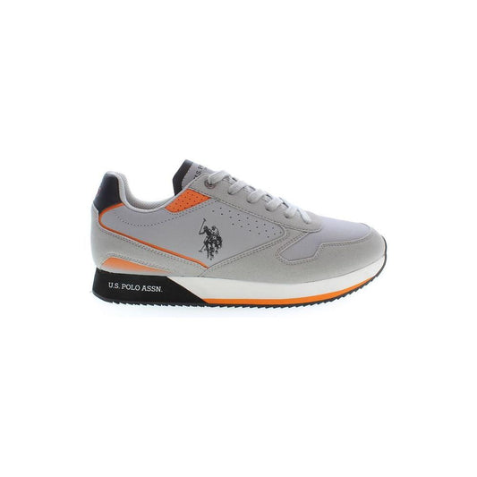 U.S. POLO ASSN. Gray Polyester Sneaker