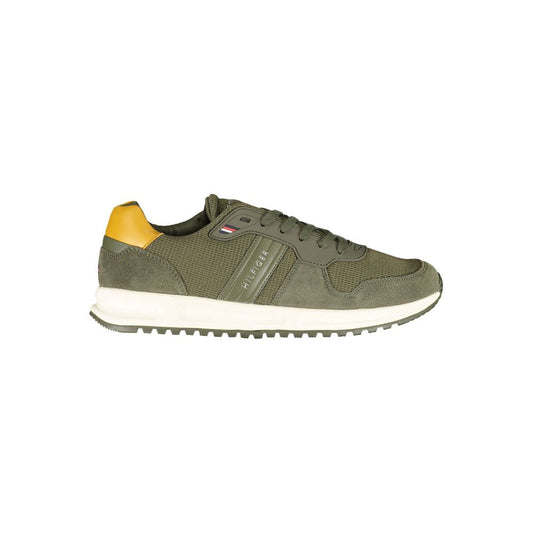 Tommy Hilfiger Green Polyester Sneaker