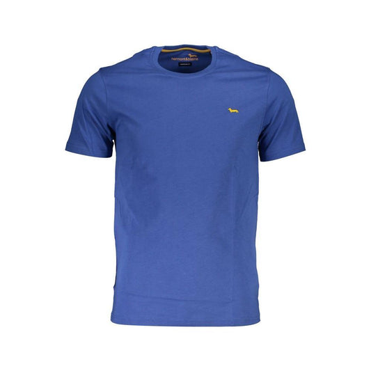 Harmont & Blaine Blue Cotton T-Shirt