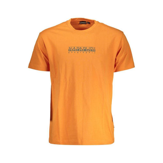 Napapijri Orange Cotton T-Shirt NA-19623-L