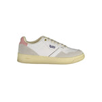 Gas White Artificial Leather Sneaker