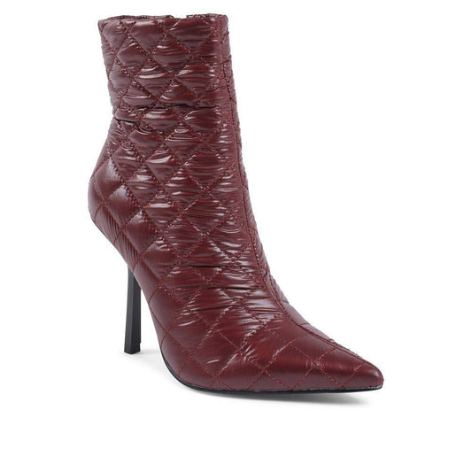 19V69 Italia Bordeaux Fabric Boot VI-1388-EU40/US10