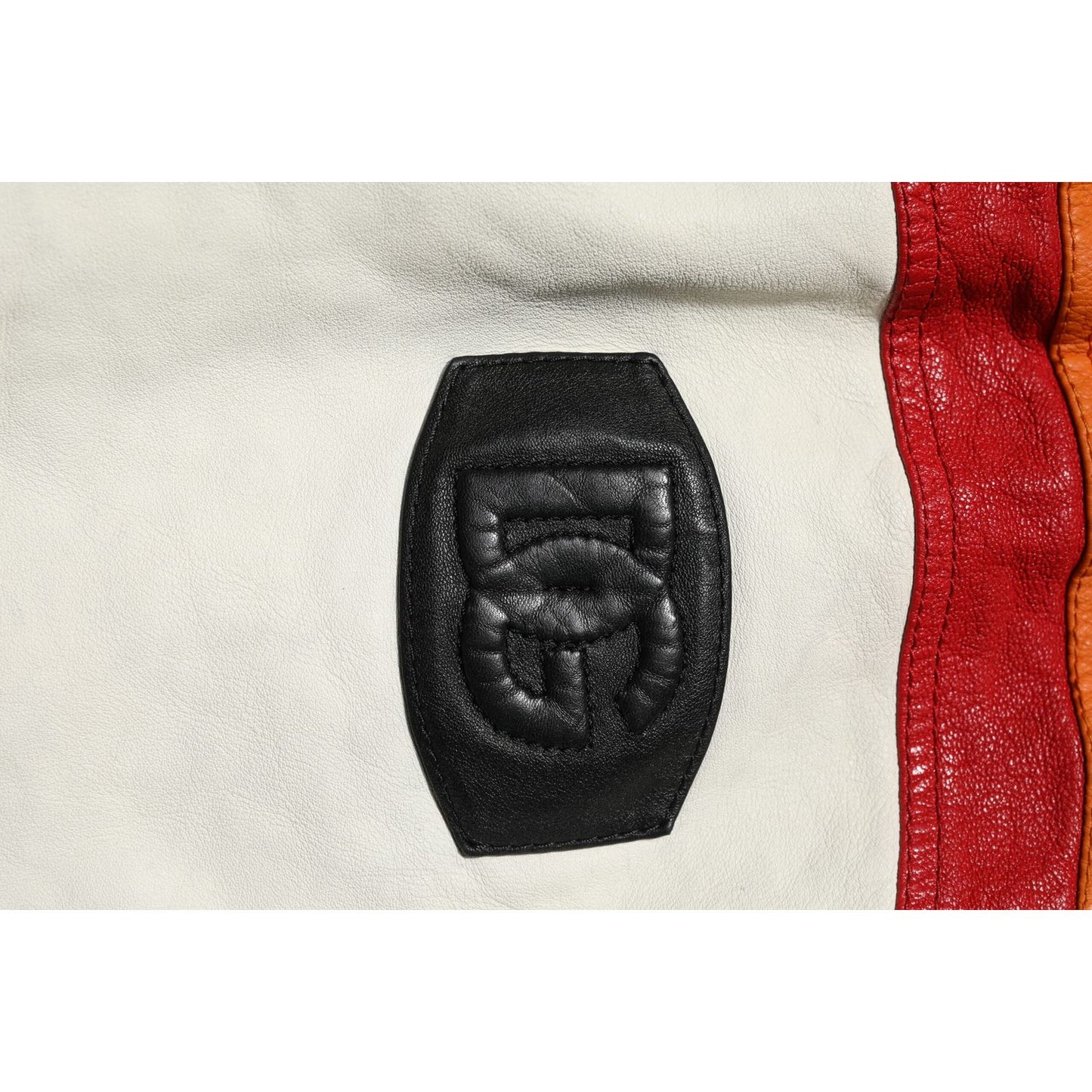 Dolce & Gabbana Multicolor Lambskin Tapered Men Pants