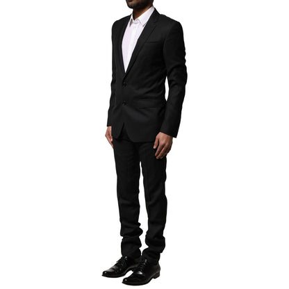 Dolce & Gabbana Blue MARTINI Wool Formal 2 Piece Suit