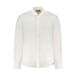 North Sails White Linen Shirt NO-38894-M