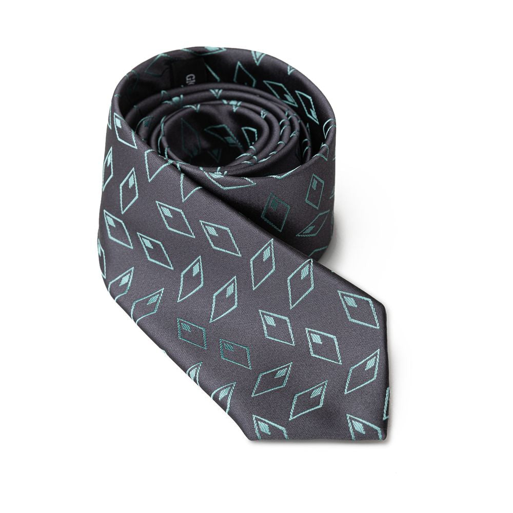 Giorgio Armani Gray Silk Ties & Bowty GIAR-795566220044709