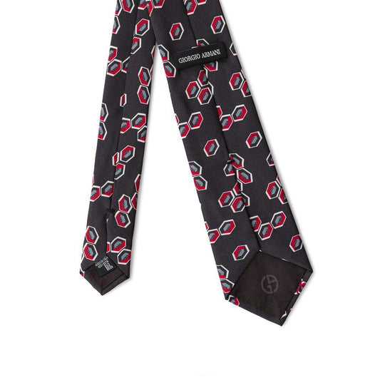 Giorgio Armani Gray Silk Ties & Bowty GIAR-794966220044709