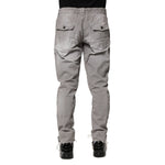 Balmain Light Gray Washed Skinny Fit Men Denim Jeans PAN74688-34
