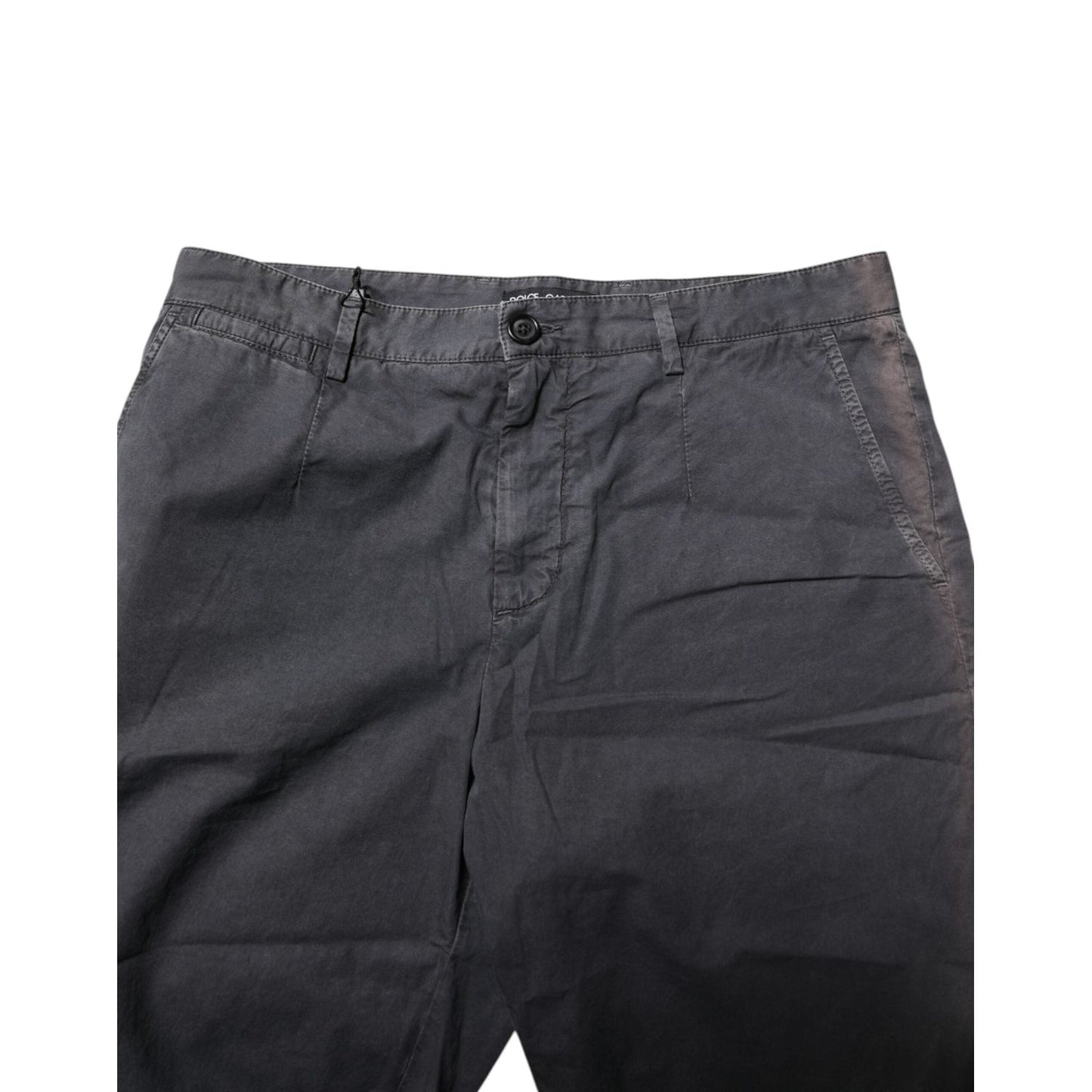 Dolce & Gabbana Dark Gray Cotton Stretch Denim Bermuda Shorts PAN75273-46