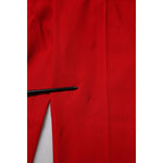Dolce & Gabbana Red Wool Mid Waisted Tapered Pants PAN74767-38