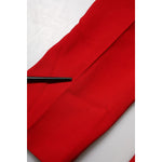 Dolce & Gabbana Red Wool Mid Waisted Tapered Pants PAN74767-38