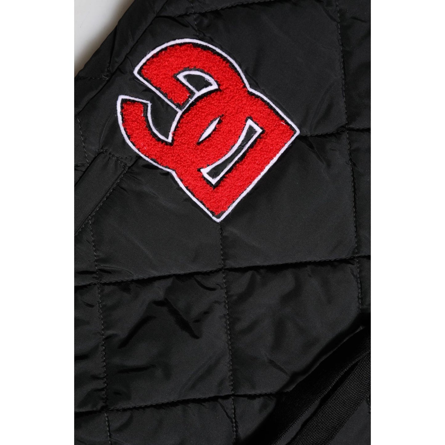 Dolce & Gabbana Black Quilted Mid Waist Jogger Pants PAN74938-40
