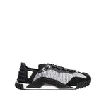 Dolce & Gabbana Black Logo Lace Up Low Top NS1 Sneakers Shoes MV7446-47