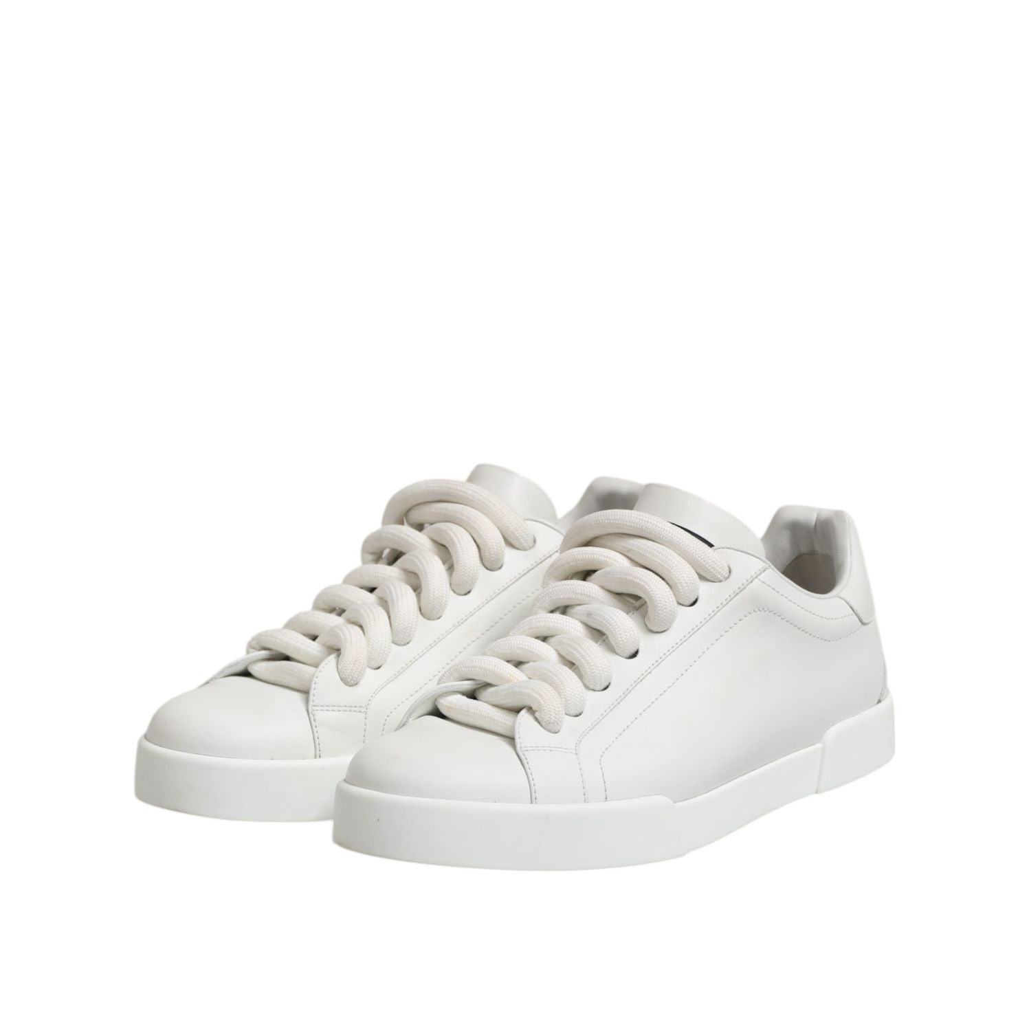 Dolce & Gabbana White Logo Lace Up Low Top Men Sneakers Shoes