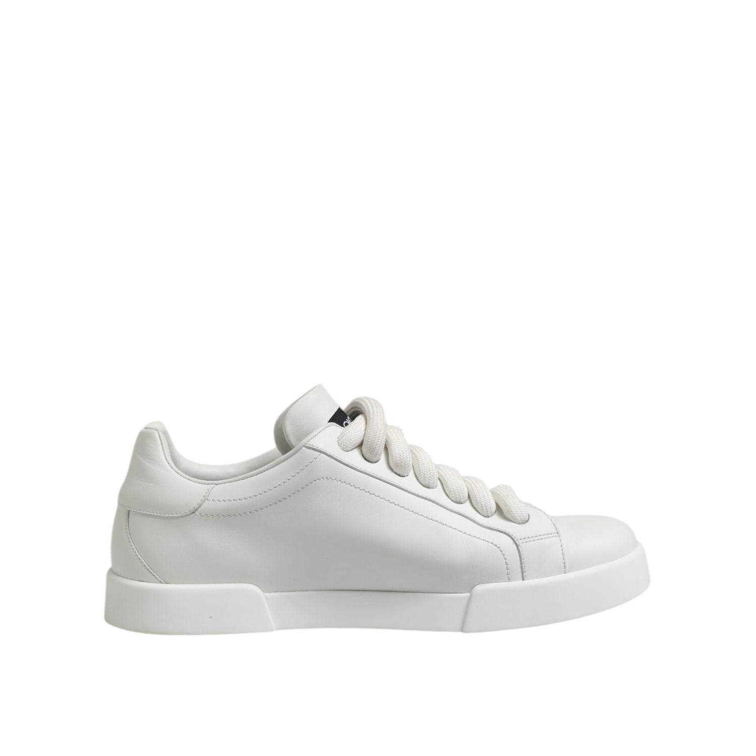 Dolce & Gabbana White Logo Lace Up Low Top Men Sneakers Shoes