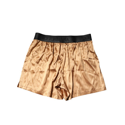 Dolce & Gabbana Beige Men Regular Boxer Eye Mask Set Underwear