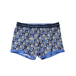 Dolce & Gabbana Blue Cotton Logo Print Regular Boxer Underwear