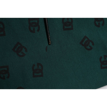 Dolce & Gabbana Green Logo Print Jogger Men Sweatpants Pants