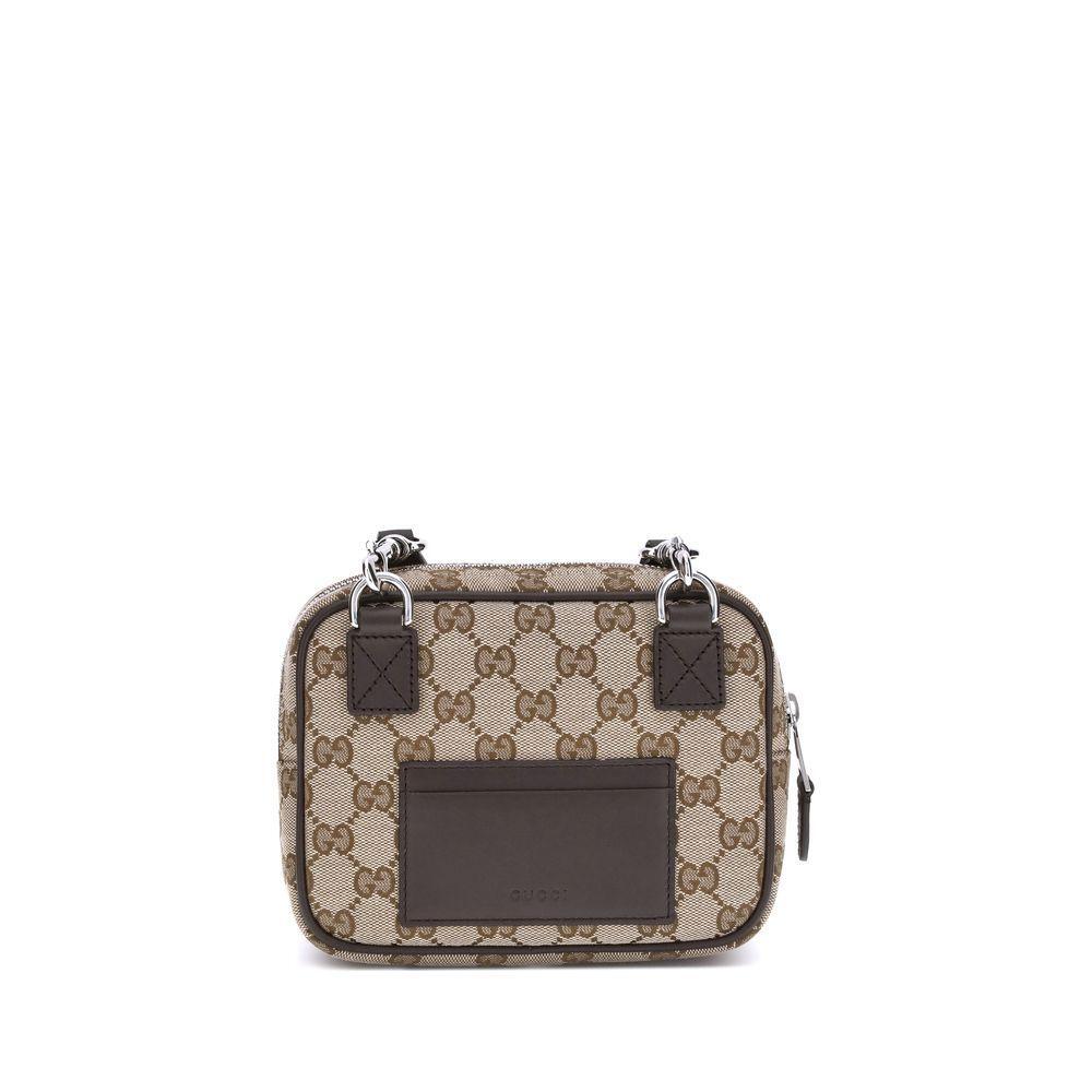 Front view with bag zipped and handles upright.