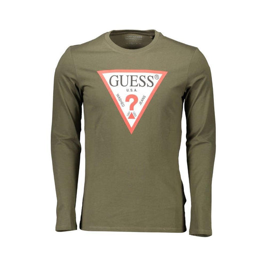 Guess Jeans Green Cotton T-Shirt GU-8530-L