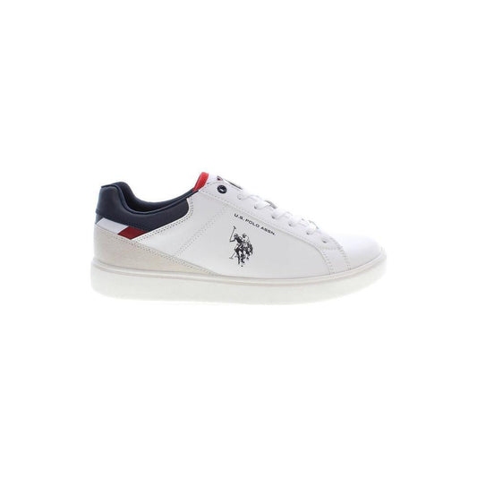 U.S. POLO ASSN. White Polyester Sneaker