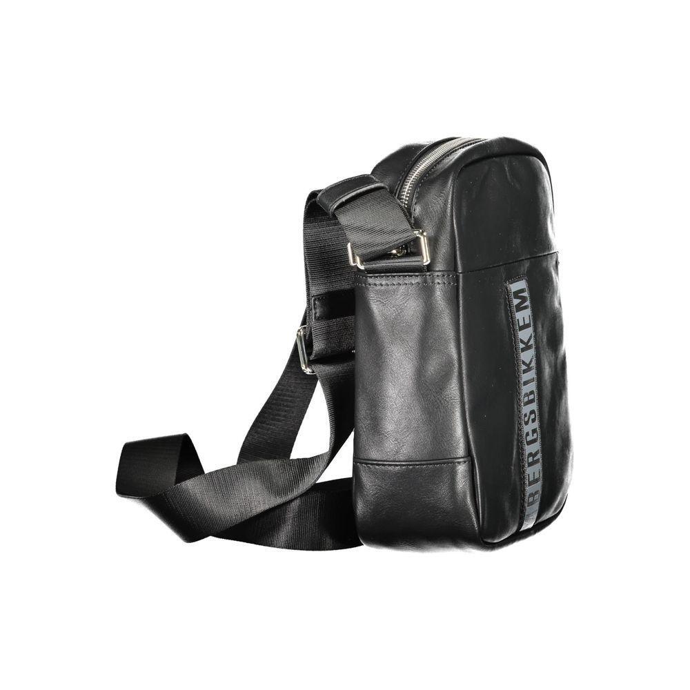 Front view with bag zipped and handles upright.