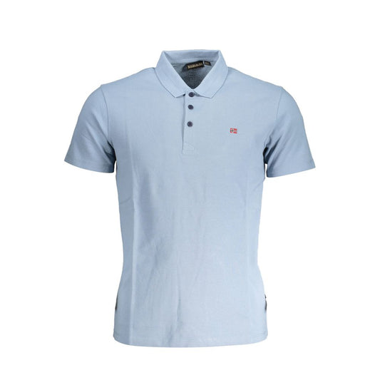 Napapijri Azzurro Cotton Men Polo Napapijri