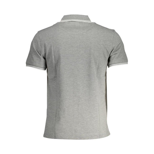 Harmont & Blaine Gray Cotton Polo Shirt