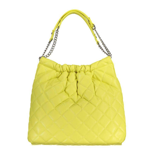 Mario Valentino Yellow Polyethylene Handbag VA-21566