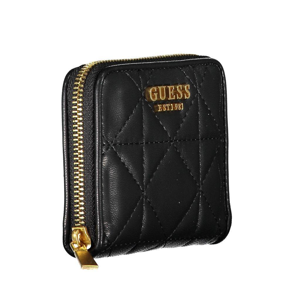 Guess Jeans Black Polyethylene Wallet GU-21819
