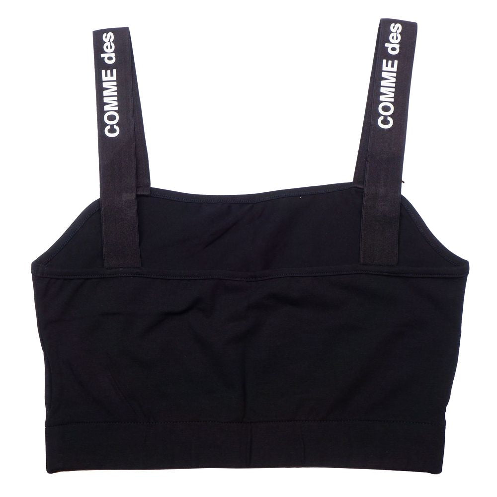 Comme Des Fuckdown Black Cotton Women Top