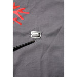 Dolce & Gabbana Gray Cotton Coral Print Logo Plaque T-shirt TSH906972-56